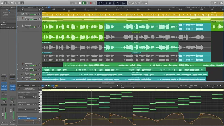 Programa DAW de Apple, el Logic Pro X